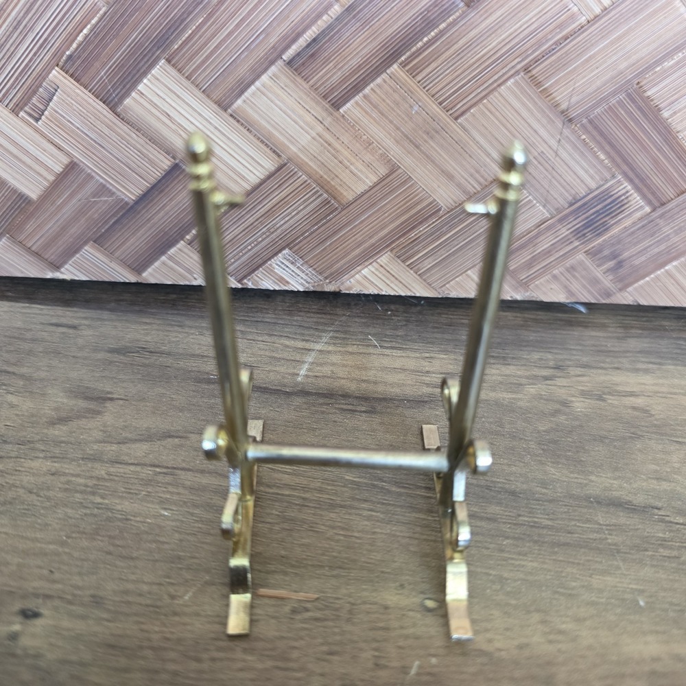 Miniature Dollhouse Full length Mirror Holder Only Metal Vintage Replacement